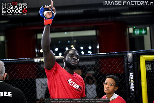 2023-12-02 Lugano in the Cage 6 22323 MMA Pro - Jemie Mike Stewart-Amadoudiama Diop